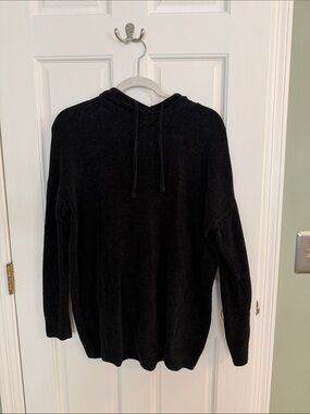 Eileen Fisher Black  Sweater with Hood
